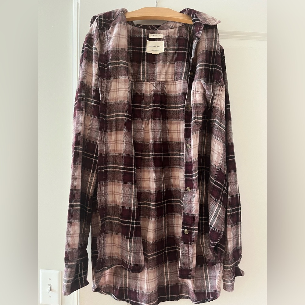 Maroon flannel
